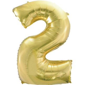 Palloncino Mylar Numero 2 Champagne