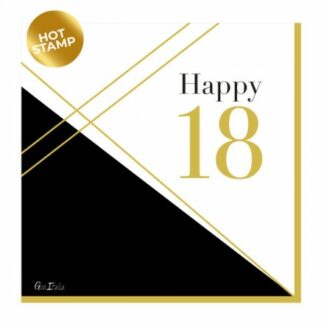 Tovaglioli  Happy 18
