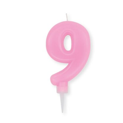 Candelina Plump rosa numero 9