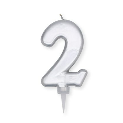 Candelina Plump Argento numero 2