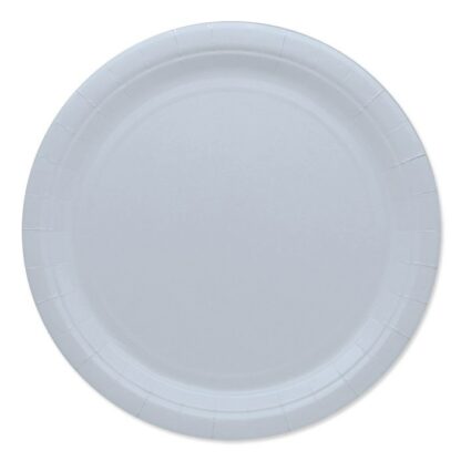 Piatti in cartoncino monocolore Bianco 25 cm