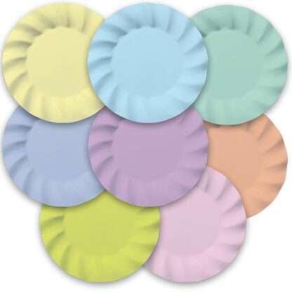 Piatti 25 cm wavy soft rainbow