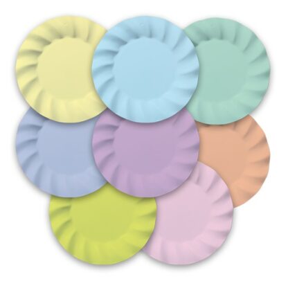 Piatti 20 cm wavy soft rainbow