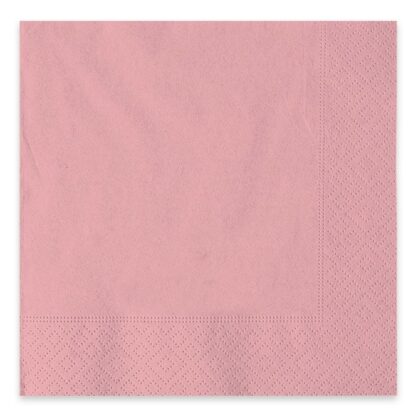 Tovaglioli in carta 3 veli monocolore Rosa