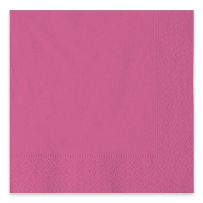 Tovaglioli in carta 3 veli monocolore Fucsia