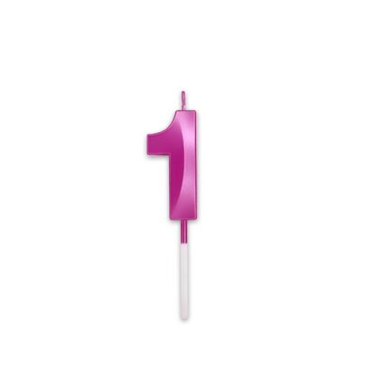 Candelina Prestige fucsia metal Numero 1