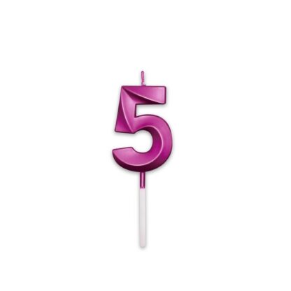 Candelina Prestige fucsia metal Numero 5