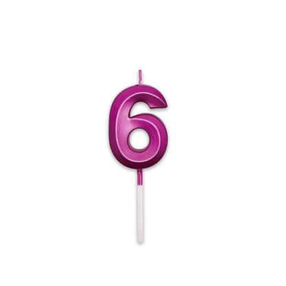Candelina Prestige fucsia metal Numero 6