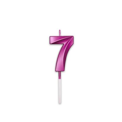 Candelina Prestige fucsia metal Numero 7