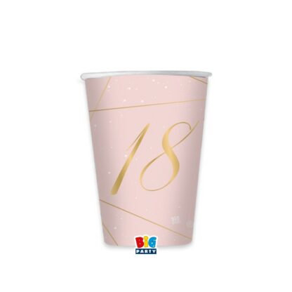 18 anni rose bicchieri