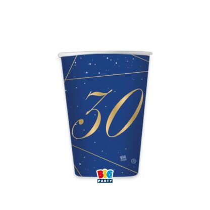 Bicchieri 30 anni blue gold