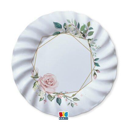 Piatti 25 cm Floral geometric