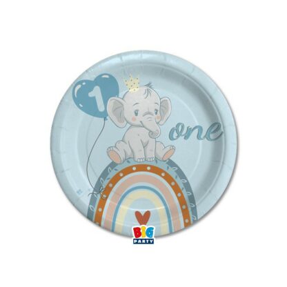 Piatti 20 cm One Birthday Boho Blue
