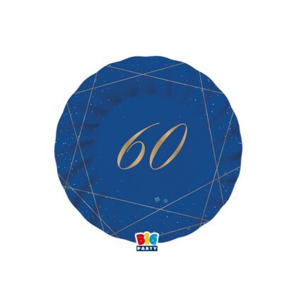 Piatti 60 anni blue gold