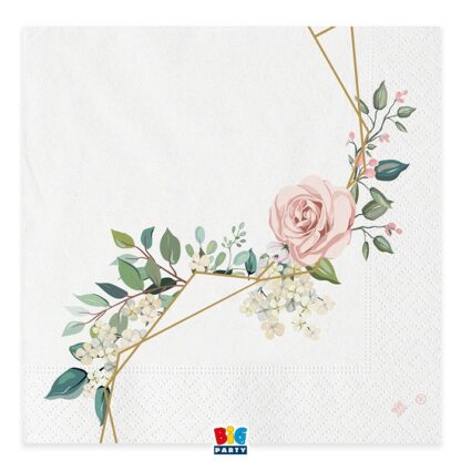 Tovaglioli Floral Geometric