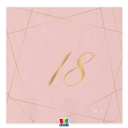 18 anni rose Tovaglioli