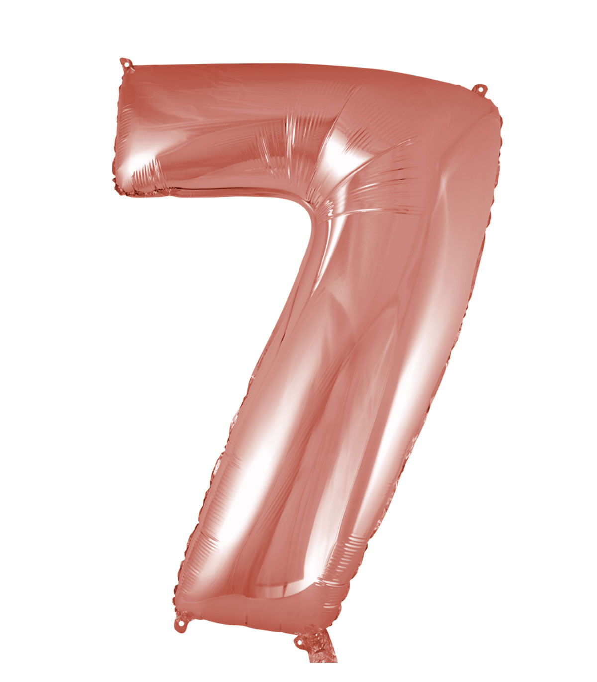 Palloncino Mylar Numero 7 Rosa Gold 40 - 101cm - ingrocartgroup