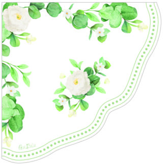 Tovaglioli Romantic Green