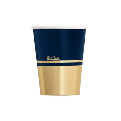 Bicchieri New liberty Blue e gold