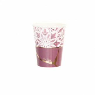 Bicchieri in cartoncino kintsugi Rosa