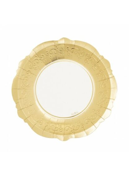 Piatti 27 cm New liberty white and gold