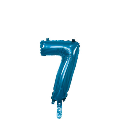 Palloncino Mylar Numero 7 Blu