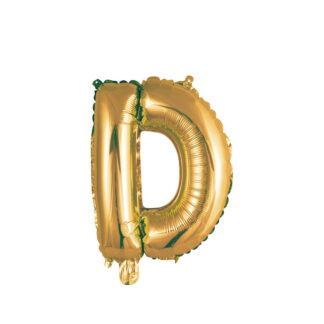Palloncino Mylar Lettera D Oro