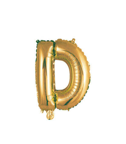 Palloncino Mylar Lettera D Oro
