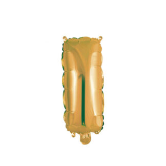 Palloncino Mylar Lettera I Oro