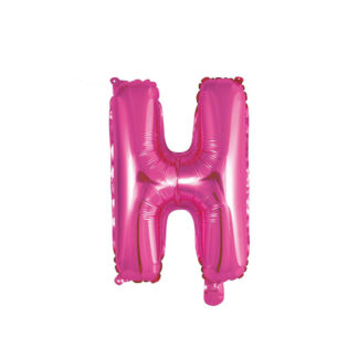 Palloncino Mylar Lettera H Fucsia