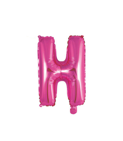 Palloncino Mylar Lettera H Fucsia