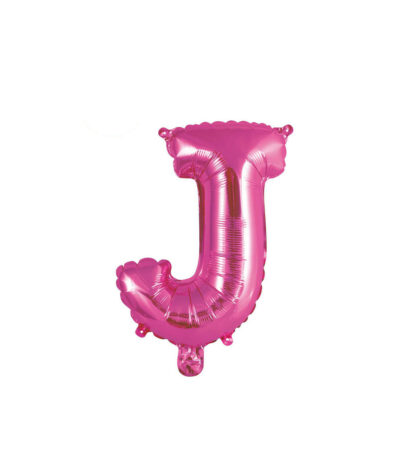 Palloncino Mylar Lettera J Fucsia