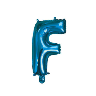 Palloncino Mylar Lettera F Blu