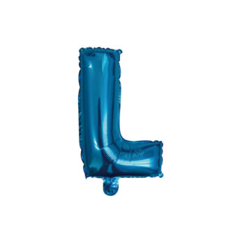 Palloncino Mylar Lettera L Blu