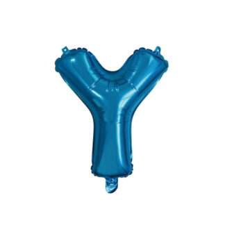 Palloncino Mylar Lettera Y Blu