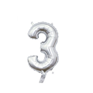Palloncino Mylar Numero 3 Oro