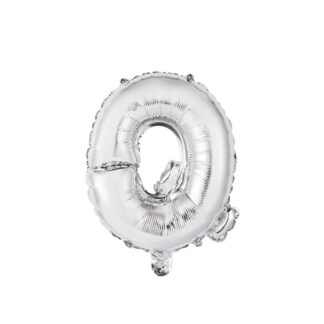 Palloncino Mylar Lettera Q Argento
