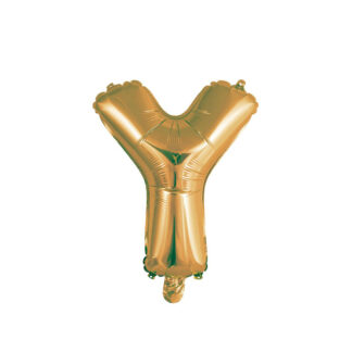 Palloncino Mylar Lettera Y Oro