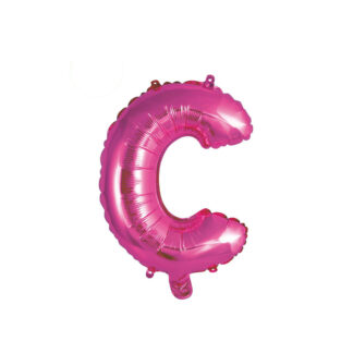Palloncino Mylar Lettera C Fucsia