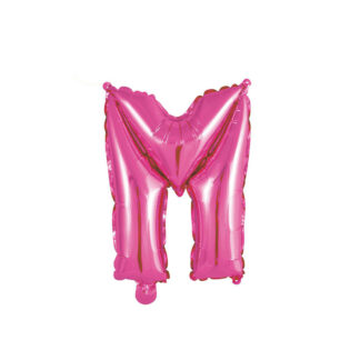 Palloncino Mylar Lettera M Fucsia