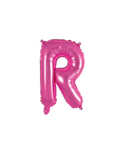 Palloncino Mylar Lettera R Fucsia