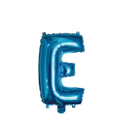Palloncino Mylar Lettera E Blu