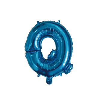 Palloncino Mylar Lettera Q Blu