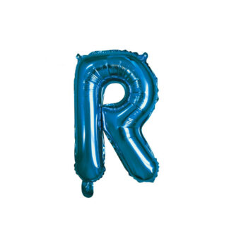 Palloncino Mylar Lettera R Blu