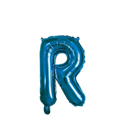 Palloncino Mylar Lettera R Blu