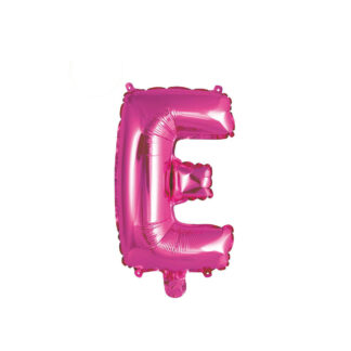 Palloncino Mylar Lettera E Fucsia