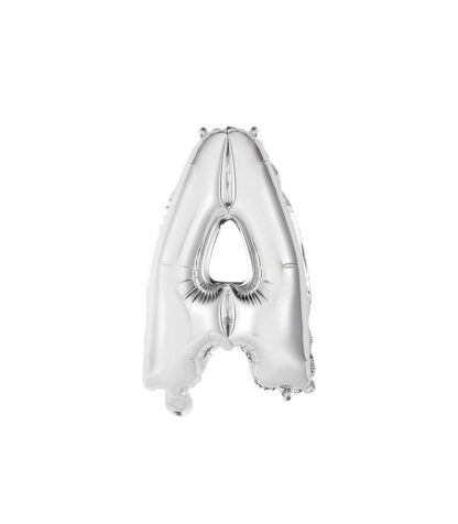 Palloncino Mylar Lettera A Argento