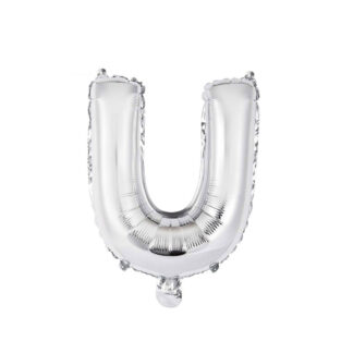 Palloncino Mylar Lettera U Argento