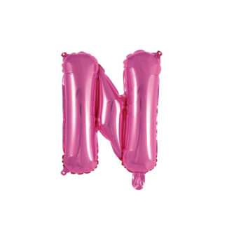 Palloncino Mylar Lettera N Fucsia