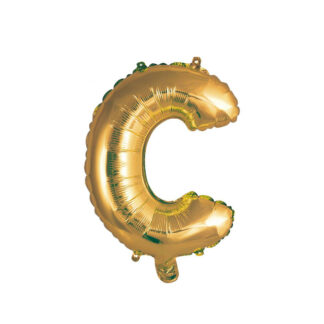 Palloncino Mylar Lettera C Oro